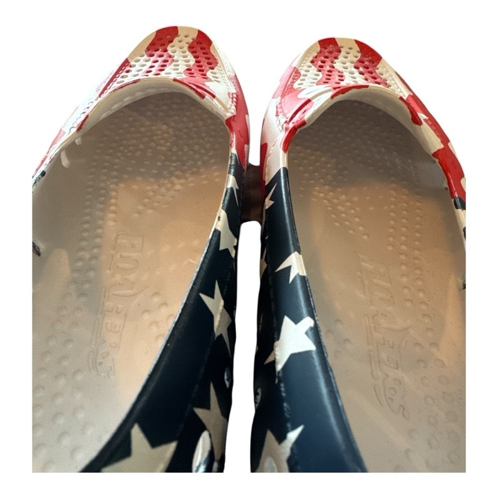 NWOT Mens Floafers Country Club Driver Boat Water Loafer Sz 9 American Flag USA - Picture 4 of 8